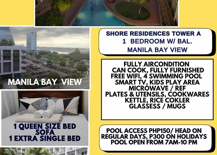 Apartamento Lito's Staycation At Shore Residences Tower A Manila